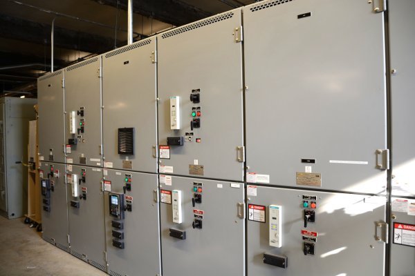 Switchgear at the Kansas City International Airport