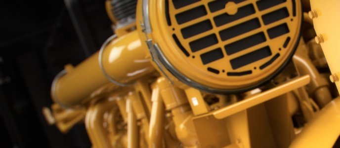 Cat Engine Yellow