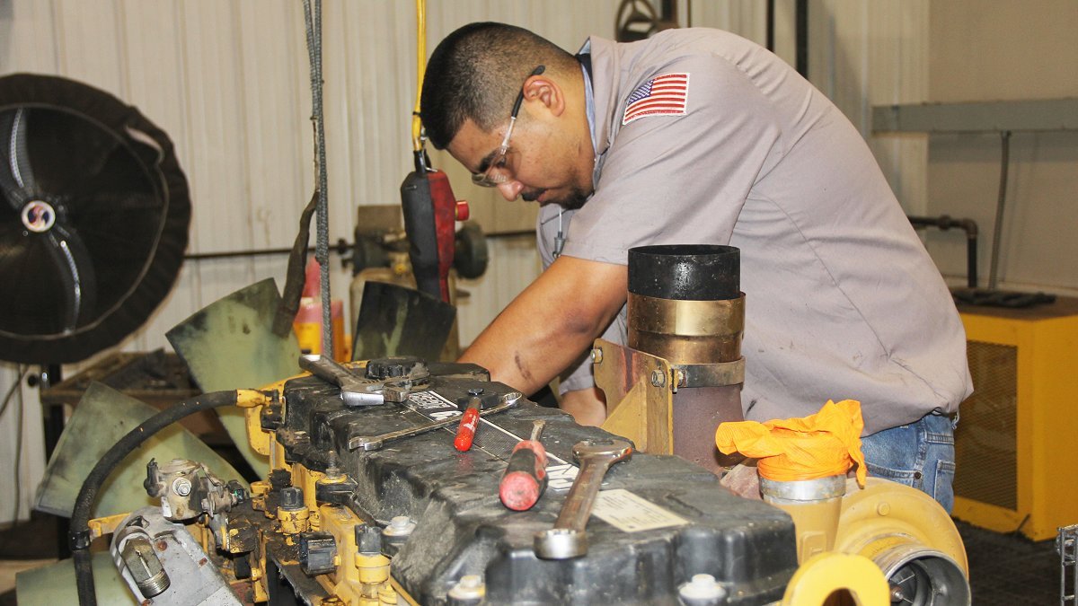 Disassembly of an engine