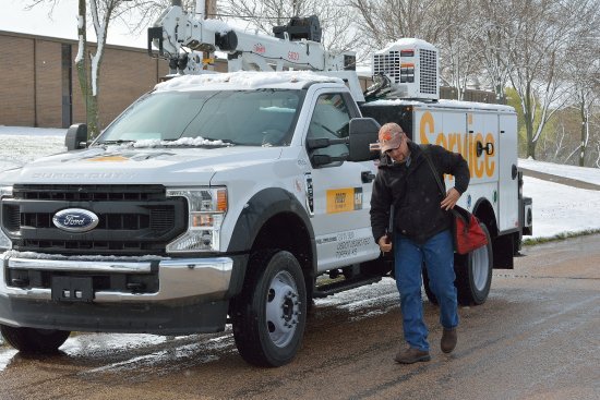 Foley Power Solutions Service Tech and Truck on Site