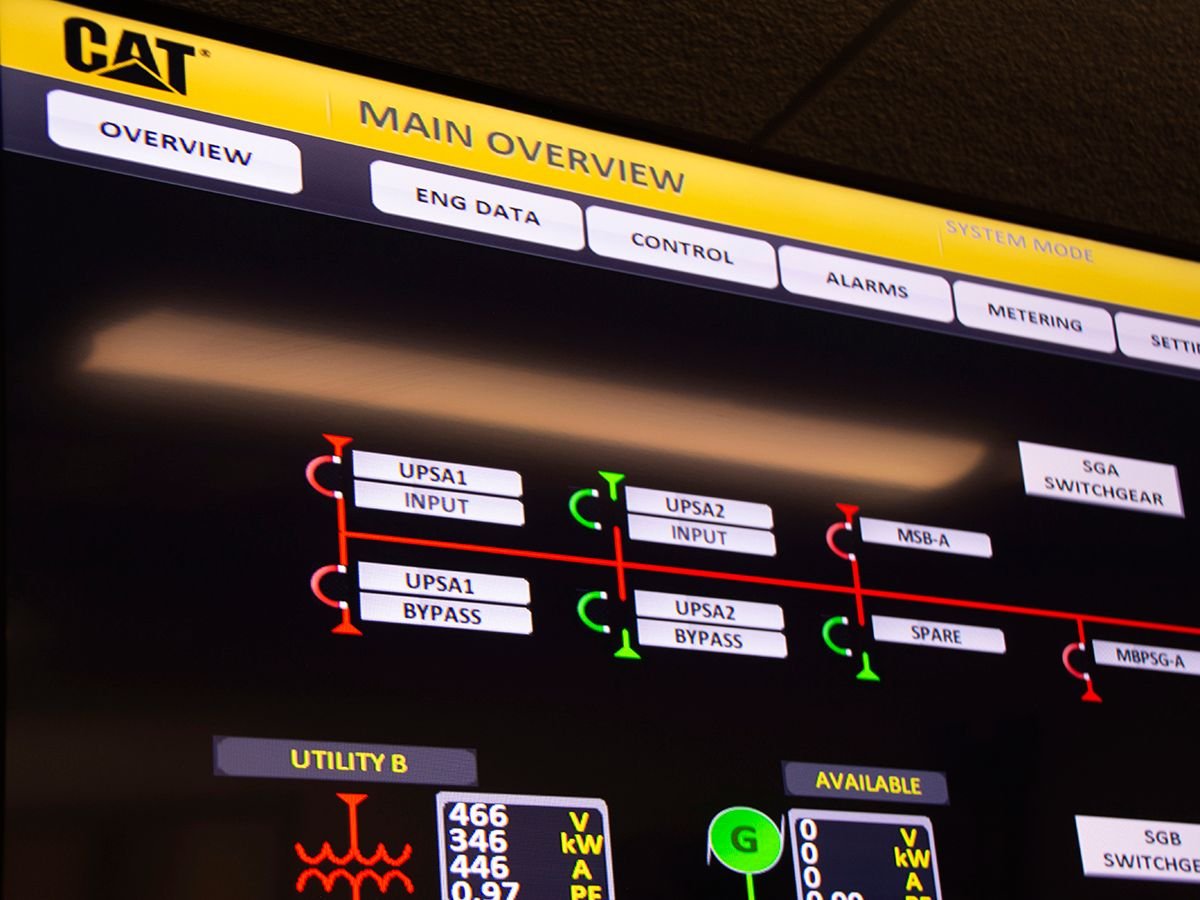 TierPoint Switchgear Screen