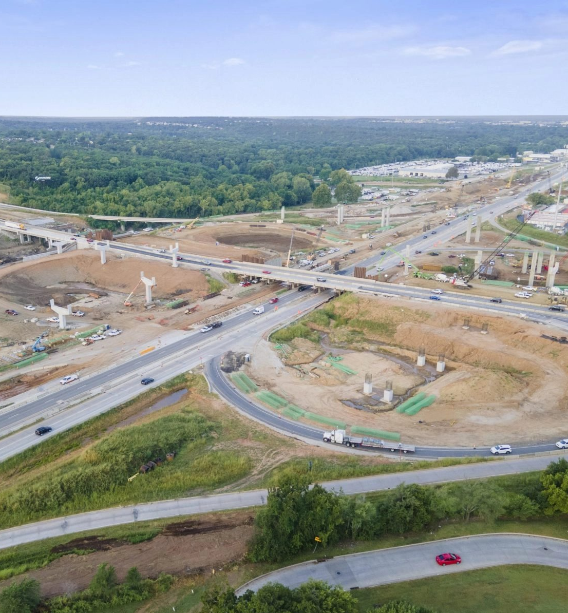 Sherwood Construction Road Work