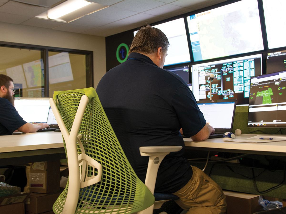 Monitoring Room at TierPoint Data Center