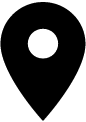 black map marker